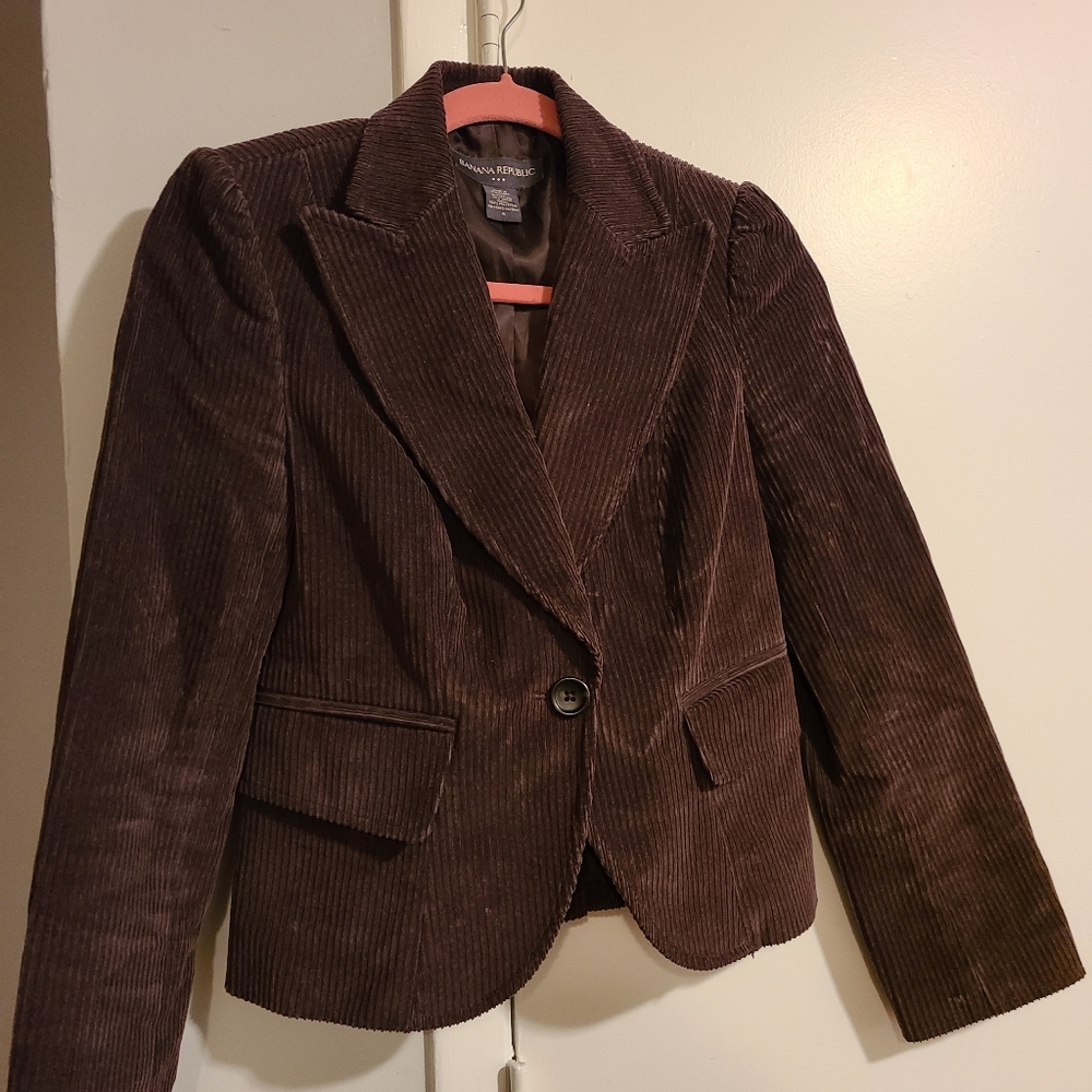 Womens Corduroy Blazer